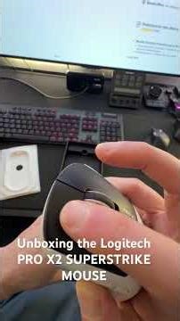 Unboxing the Logitech PRO X2 SUPERSTRIKE wireless mouse #logitech #pcgaming