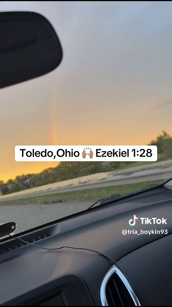 Like the appearance of a rainbow 🌈 in a cloud ☁️ on a rainy 🌧️ day, so was the appearance of the brightness 🔆 all around it. This was the appearance of the likeness of the glory of the Lord. So when I saw it, I fell on my face, and I heard a voice of one speaking. Ezekiel 1:28 NKJV