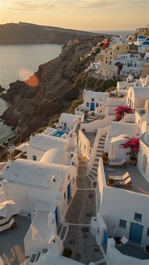 Serene Santorini: A Cinematic Journey Through Blue Domes & Coastal Charm