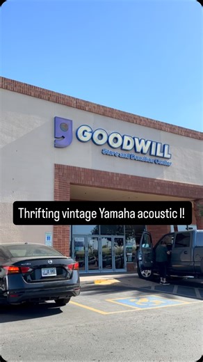 thrifts n’ riffs on Instagram: "That time I found an early 70s Yamaha FG-75 at goodwill for $40. #Thrifting #yamaha #thriftedguitars"