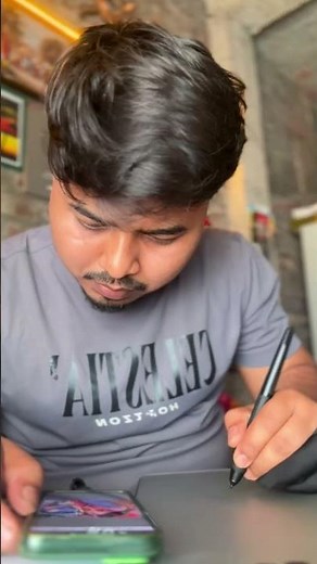 XPPen Deco 01 V3 in Action with ‪@sumantassketch‬ #art #tablet #artist