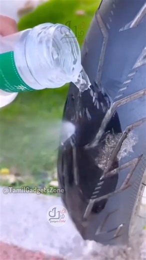 DIY Tubeless Tire Repair Nail Kit. Fix Puncture Without Removing Tire. Tamil Gadgets Zone #shorts