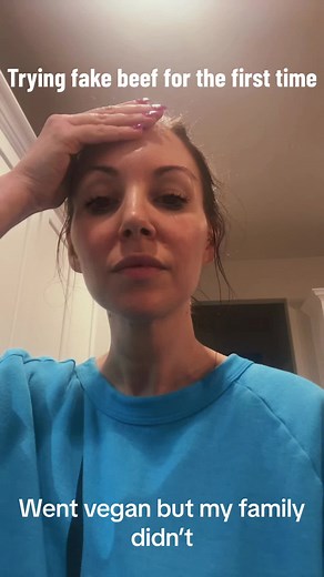 Trying fake beef for the first time. You guys - I need help #vegan #beyondbeef #vegetarian #veg #taconight #momtok #food #foodie #cooking #learnontiktok #newvegan #eldermillenial #funny #reactionvideo #reaction