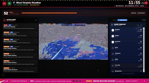 Live tracking winter weather! | West Virginia Weather Now
