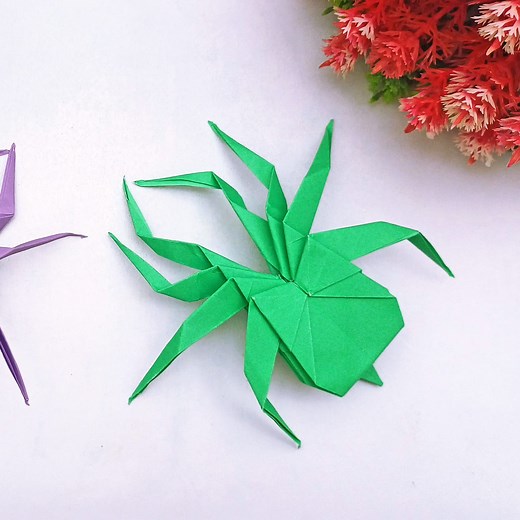 How To Make Paper Spider | DIY School Projects Craft Ideas | Moving Paper Toy Making | Creative Art & Craft Ideas