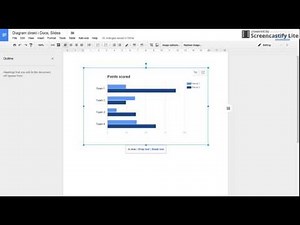 Insert graph in Google Docs