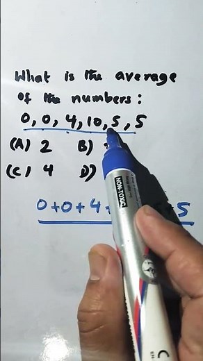 What is the average of the numbers?