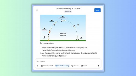 Gemini adds Guided Learning mode with step-by-step help, flashcards and more to take on ChatGPT