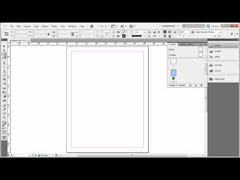 InDesign CS5 - Page Sizes