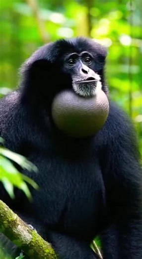 Hear the thunderous Siamang scream echoing powerfully through the lush rainforest, as its air sac balloons under thick black fur. Tropical birds fill the air with vibrant calls, creating an electric atmosphere of wild nature. Witness the intensity and spectacle of one of the loudest primate voices on Earth! 🔗 Follow for more animal sounds: TikTok: http://tiktok.com/@animalsoundearth Instagram: https://www.instagram.com/ YouTube: https://www.youtube.com/@AnimalSoundEarth #siamang #animalsounds #
