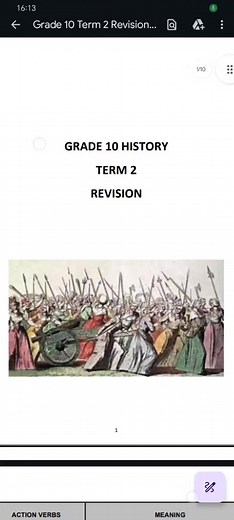 Grade 10 History Notes Revision Term 2 #grade10 #history #teachers #term2 #fyp
