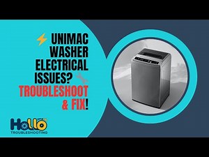 ⚡ Unimac Washer Electrical Issues? 🔧 Troubleshoot & Fix!