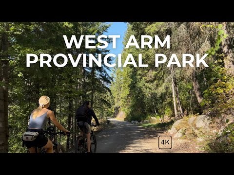 Trestle to Trestle at West Arm Provincial Park along the Great Northern Trail on 4K ‘25 walking tour