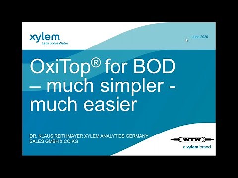 Webinar - Measuring Biochemical Oxygen Demand with WTW OxiTop (Part 1)