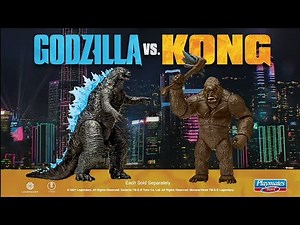 Three new Godzilla vs Kong toy advertisements