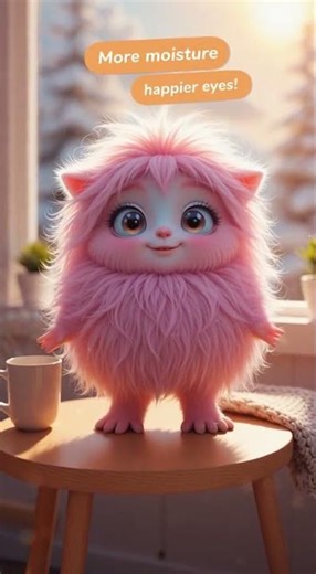 “Winter Eye Hack: ❄️👀 Humidifier Magic!”