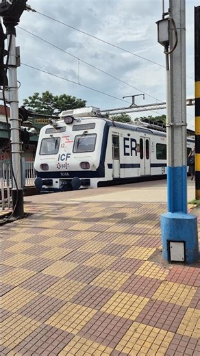 Ac local train by Eastern Railway #travel #localtrain #actrain #aclocaltrain #aclocal #traintravel