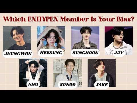 Which ENHYPEN Member Is Your Bias? | Fun ENGENE Quiz | ‪@quizgalaxtopia‬