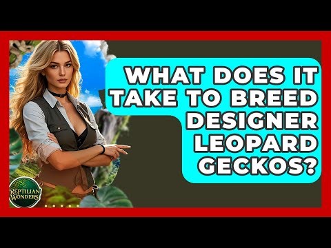 What Does It Take To Breed Designer Leopard Geckos? - Reptilian Wonders