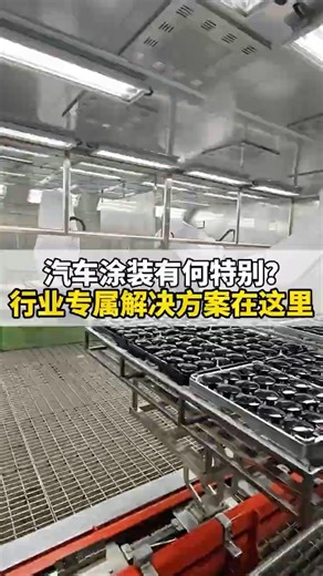 汽车涂装有何特别？行业专属解决方案在这里 #自动涂装设备 #喷涂线厂家 #汽车配件涂装生产线