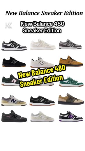 Top 10 Must-Have New Balance 480 Sneaker Styles