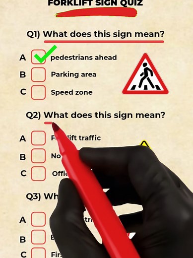 Forklift Safety Signs Quiz: Test Your Knowledge