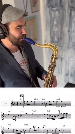 #jazzballads are my teacher 🎷🎶 Recognize the chord progression? #saxplayer #saxophonecoach #jazzimorovisation | Lorenzo Ferrero MUSIC