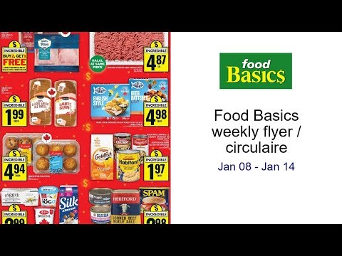 Food Basics weekly flyer / circulaire Jan 08 - Jan 14