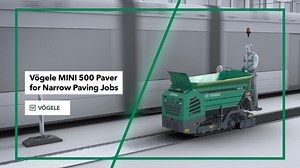 150K views · 566 reactions | Not small, but MINI: The smallest paver from Vögele, the MINI 500, lives up to its name. With a minimum pave width of 0.25 m, it is ideal for handling even the narrowest of paving jobs by machine. This saves manual work and increases quality. It is also very easy to transport and feed with a wheel loader. Find out more in our new animation: | Wirtgen Group | Facebook