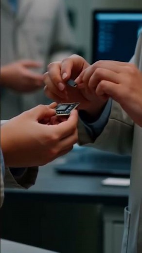 Combination part of Microchip #combine #microchip #scientist #manufacturing