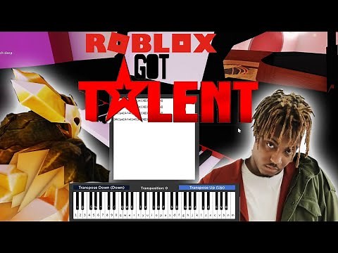 Roblox Got Talent Piano | Robbery - Juice WRLD (Judges didn't like it)