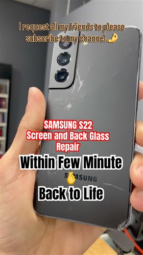 Samsung S22 Full Screen Replacement 🫰|| #samsung #repair #viralshorts