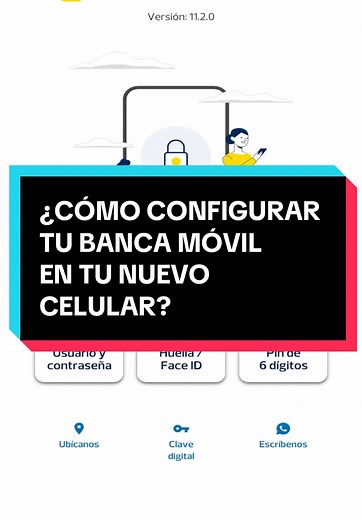 Configura tu banca móvil en un celular nuevo fácilmente
