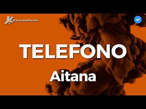 Aitana - Teléfono - Karaoke Instrumental | LETRA