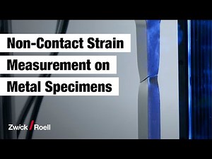 Non-Contact strain measurement on metal specimens with videoXtens Array