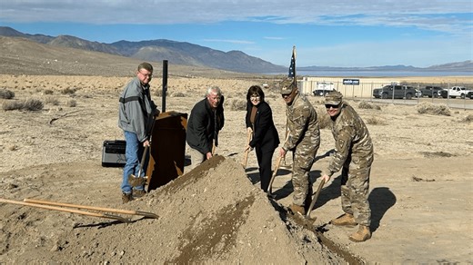 Sen. Rosen joins groundbreaking for Nevada's first in-state small arms training range