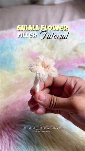 Replying to @felicity Hope this helps! 🥰🫶 Happy crafting!✨ #smallflowertutorial #flowerfillertutorial #howtomakesmallflower #hydrangeaflower #smalldaisytutorial