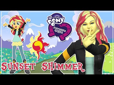 Sunset Shimmer My Little Pony Equestria Girl CAS || The Sims 4 Create A Sim + Full CC List