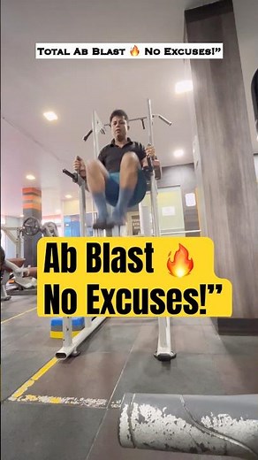 🔥 Full Ab Workout | Rope Crunch • Hanging Leg Raises • V-Ups 💪 #SixPackAbs