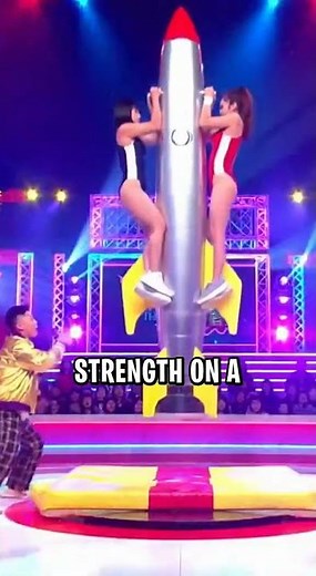 Japanese Rocket Ride Challenge is INSANE! 🚀😂 #shorts #funny #gameshow #japan