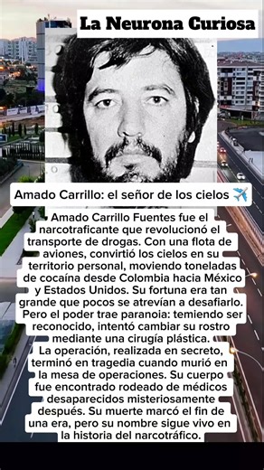 1.5M views · 12K reactions | El capo que conquistó el cielo, pero no pudo huir de sí mismo... | La Neurona Curiosa | Facebook