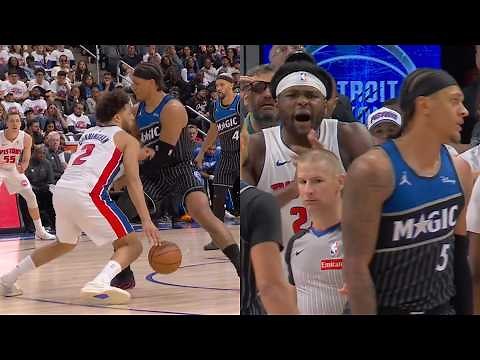 Cade Cunningham FILTHY move on Paolo then Isaiah Stewart claps at Paolo after dunked on
