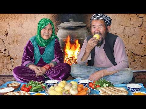 Wilderness Cooking in Extreme Cold -30°C | Open Fire Winter Survival