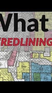 What is redlining?