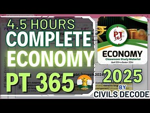 PT365 Economy 2025 Complete in One Video| Vision IAS PT 365 ECONOMY 2025| #upsc #pt365economy #ias