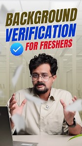 11K views · 1K reactions | BACKGROUND VERIFICATION FOR FRESHERS . . . . Do follow @frontlinesmedia . . . . . #flm #flm_careerguidance | Frontlines Media | Facebook
