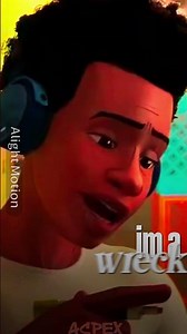 (4k) Miles Morales Sunflower (lyrics) spiderman into the spider verse edit🥶❄️ #edit #4k