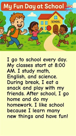 My First Day at School