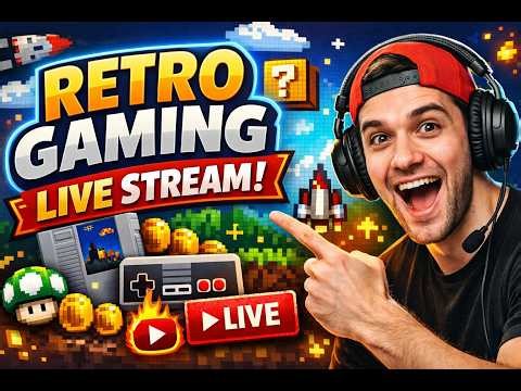 Retro Gaming Night 🎮 | Classic Games Live | Nostalgia Time!