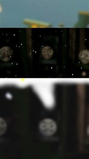 The engines at the sheds during a snowy night #cartoons #toytrainsfan #short #shorts #reels #ttte